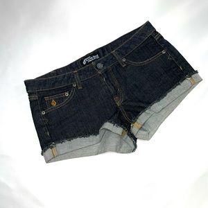 Dark denim Volcolm jean shorts